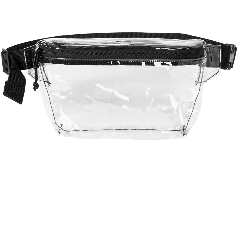 Black Clear Belt Bag