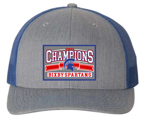Spartan State Champs Patch Snapback Hat