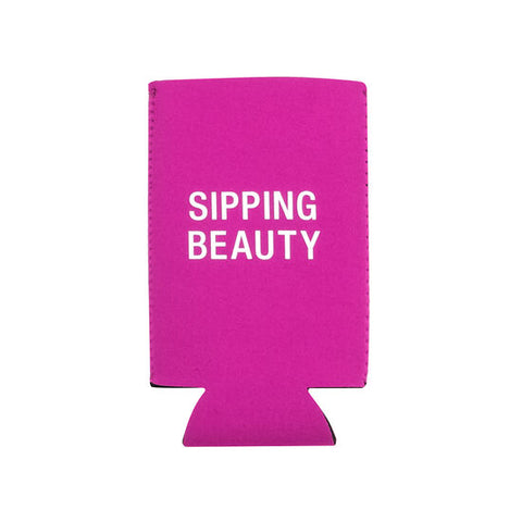 Sipping Beauty Slim Can Koozie