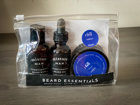 No. 68 Cobalt Man Beard Essentials Kit