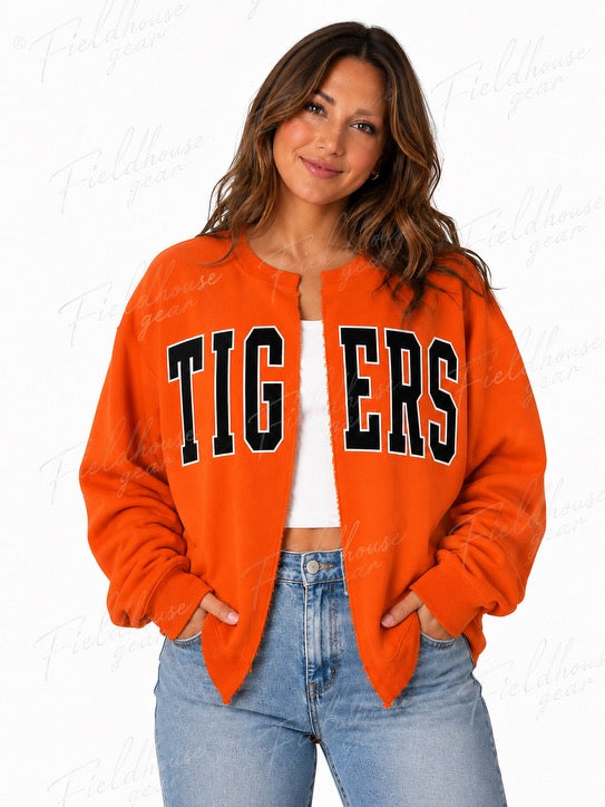 Coweta Raw Edge Cardi Crew