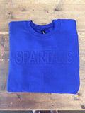 Spartans Puff Embossed Crew ROYAL