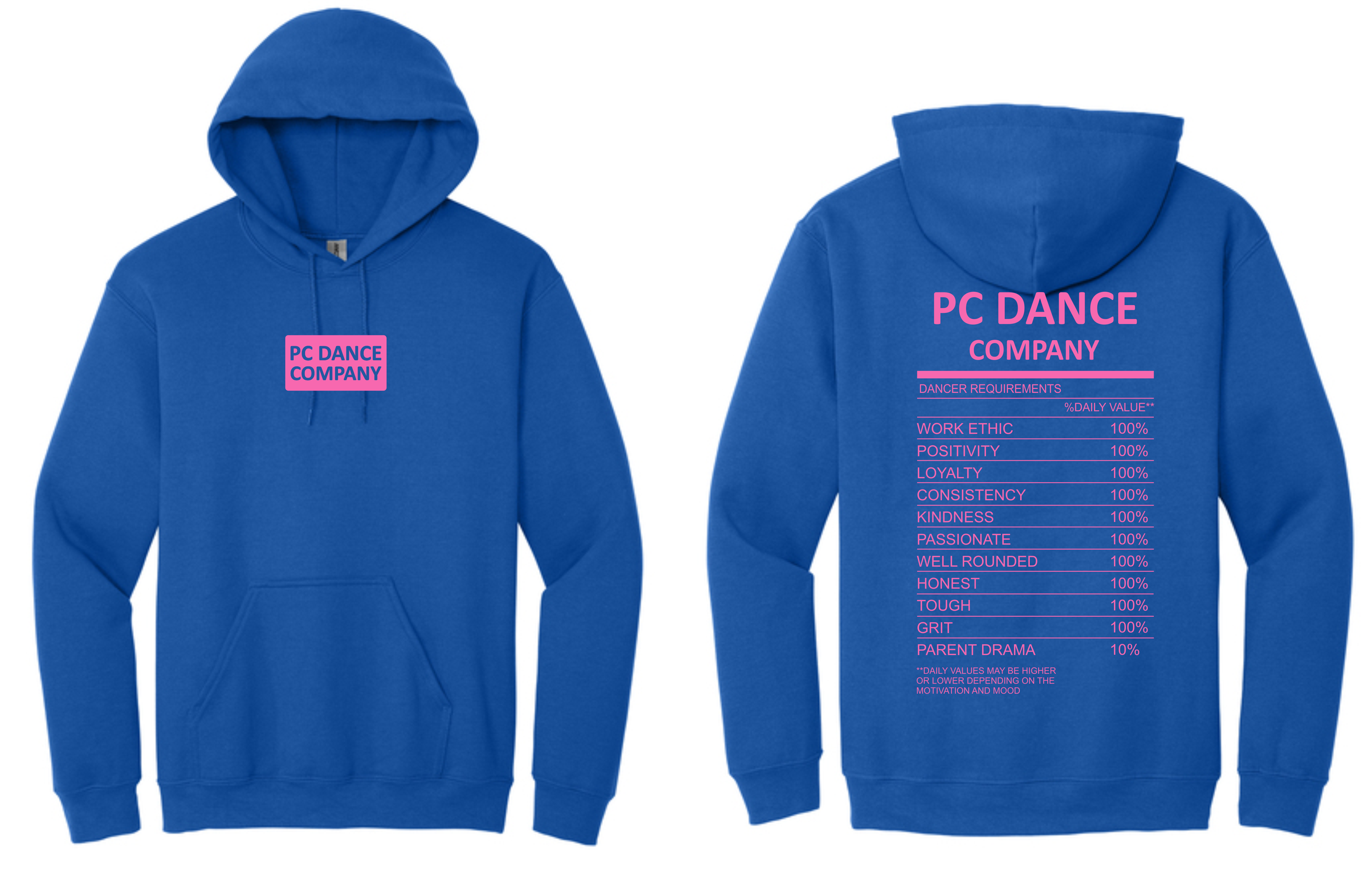PC Dance Royal Hoodie