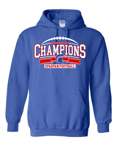 Bixby Spartan State Champs Basic Hoodie