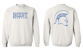 White Bixby Spartan Head Crew