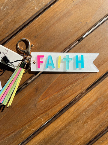 FAITH Acrylic Key Tag