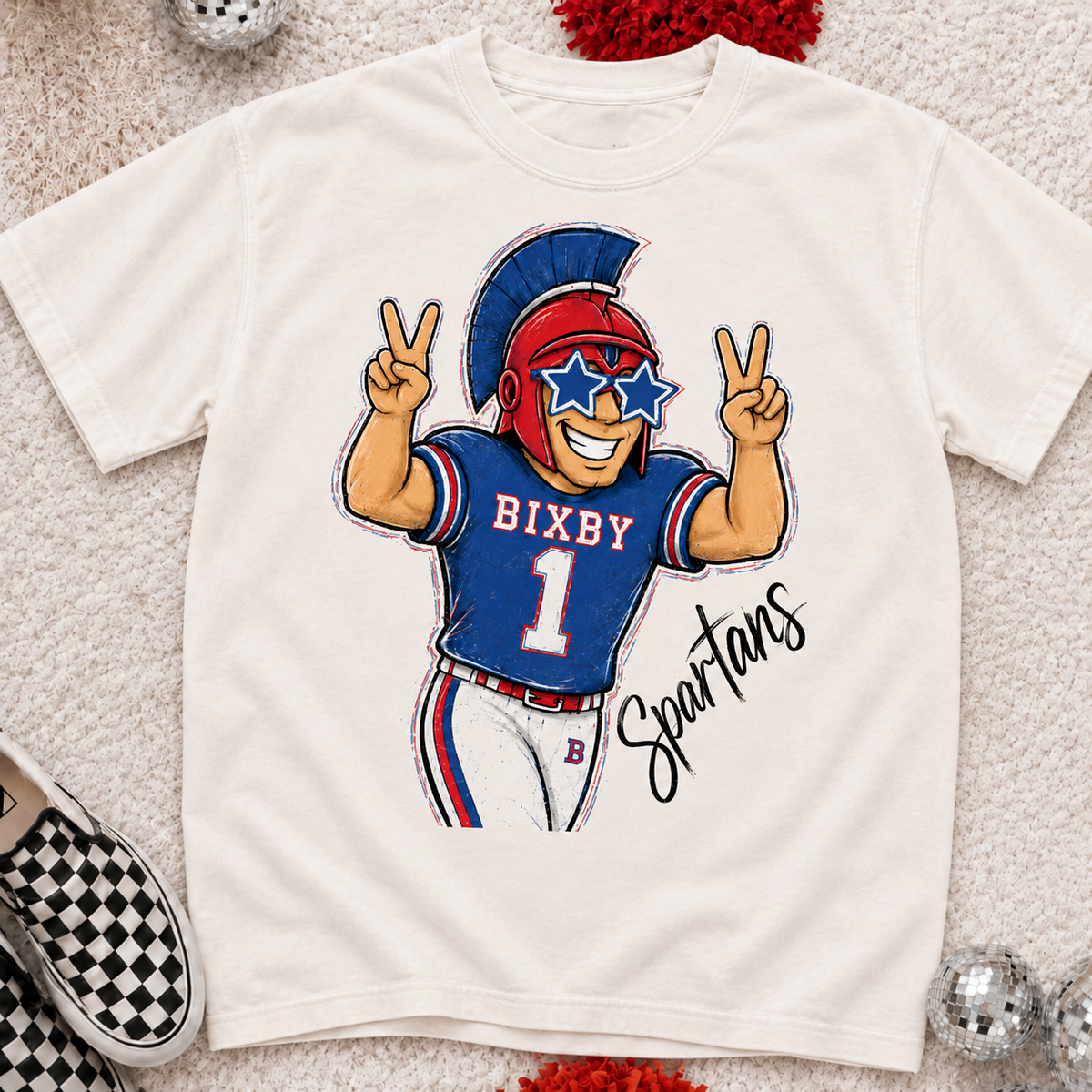 Spartan Football Player T-Shirts