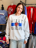 Bixby Spartans Vintage Stripe Crew