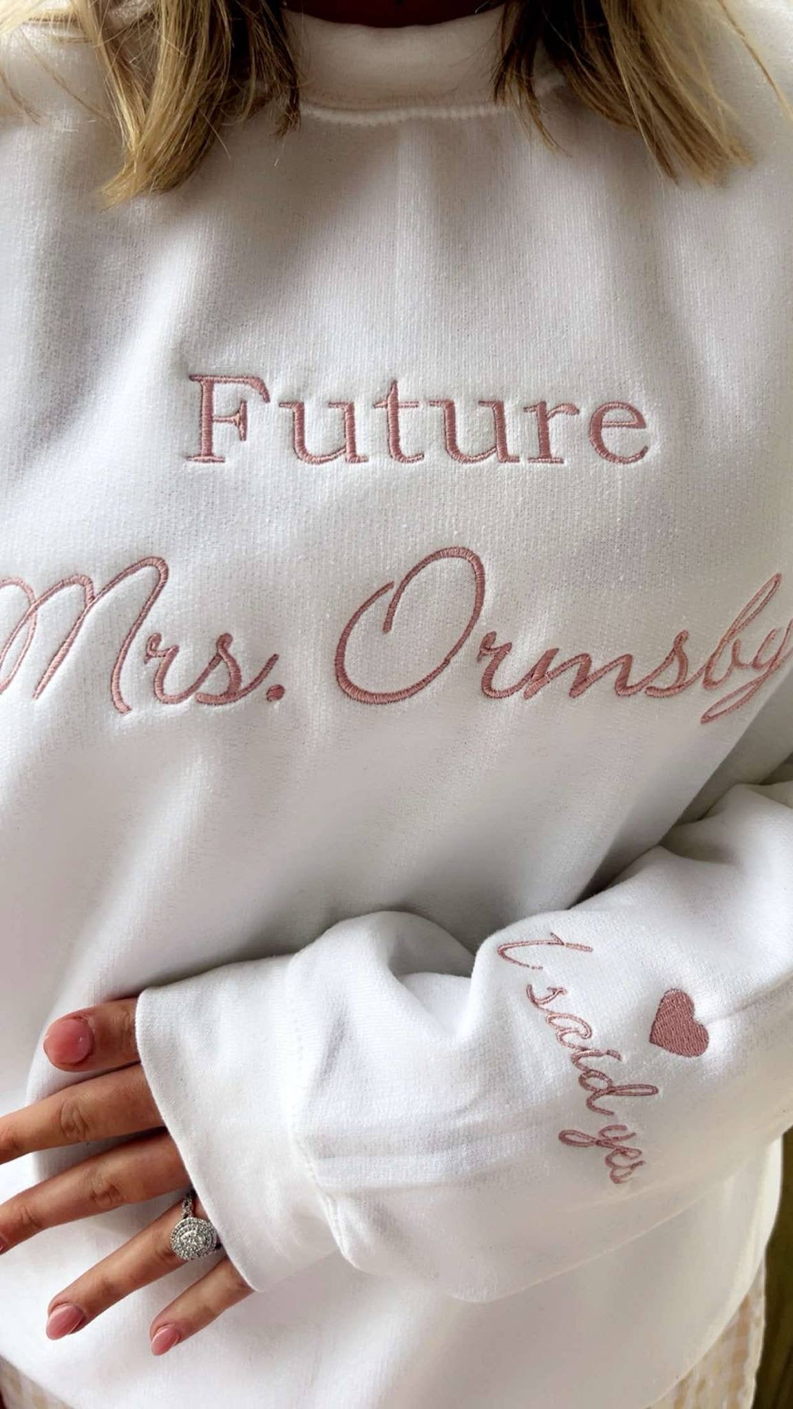 Custom Bride Future Mrs. Crew