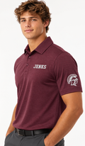 Jenks Melange Performance Polo