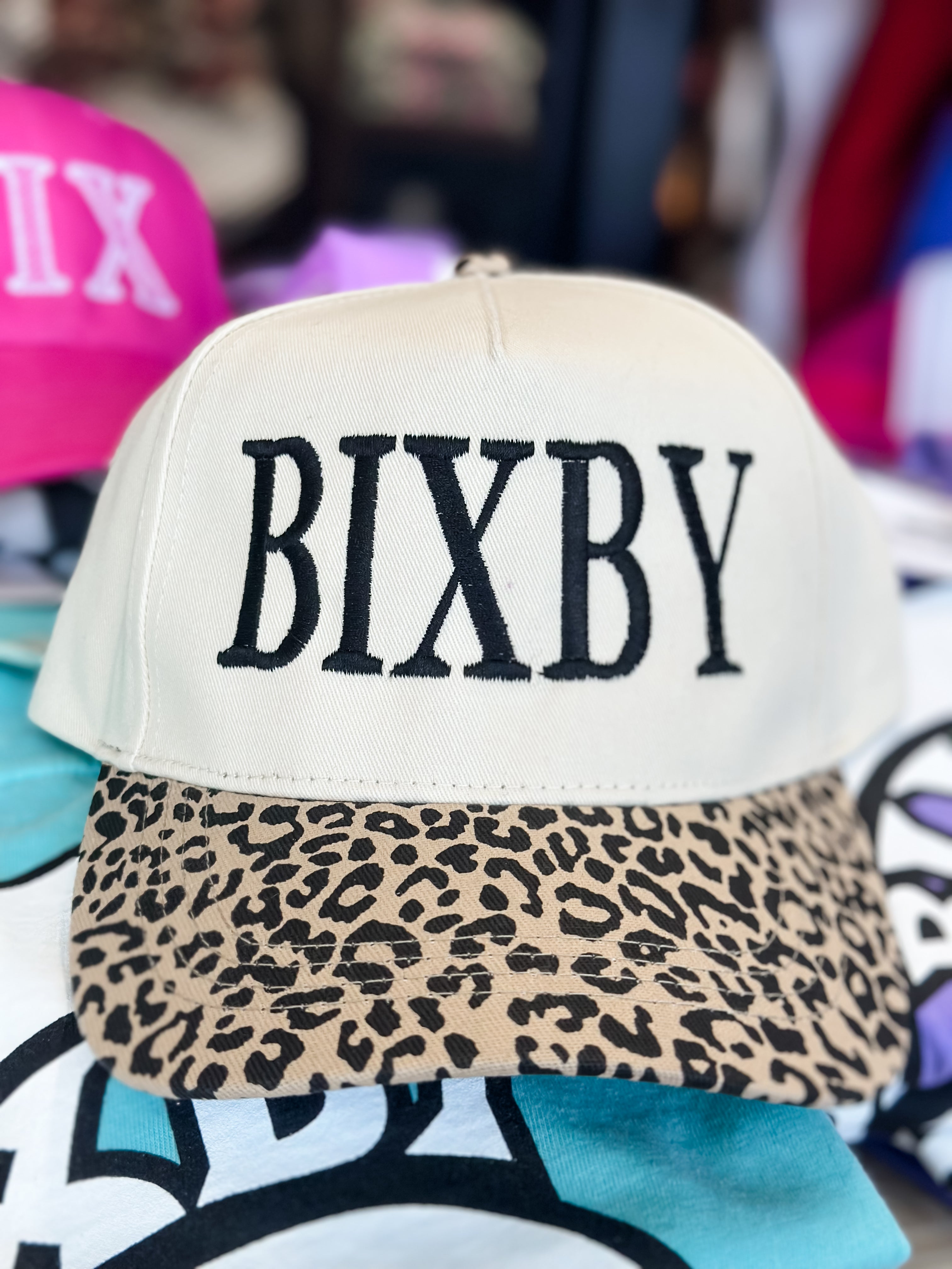 Bixby Cheetah Natural/Black Hat