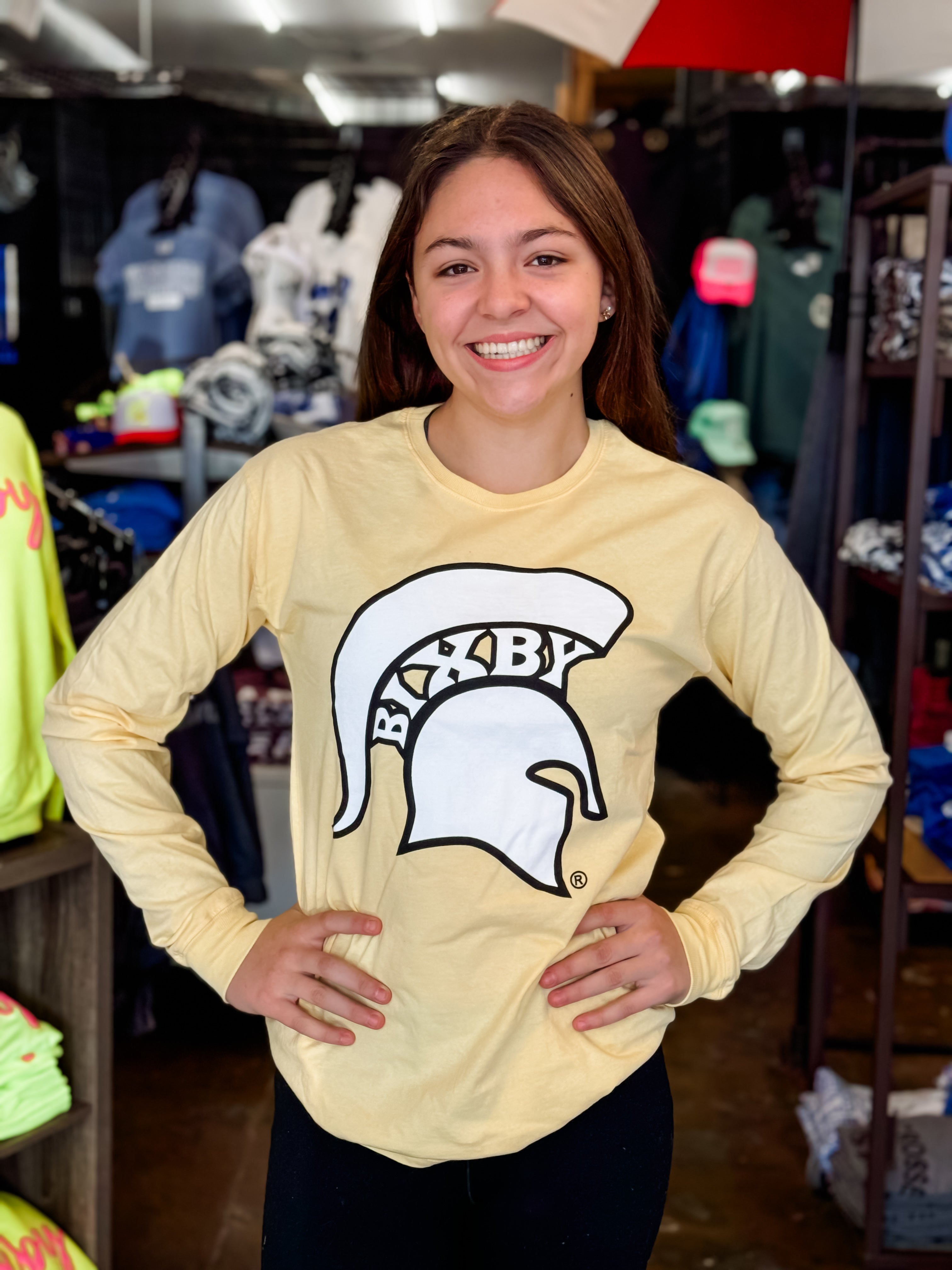 LS Butter Garment Dyed Jumbo Spartan