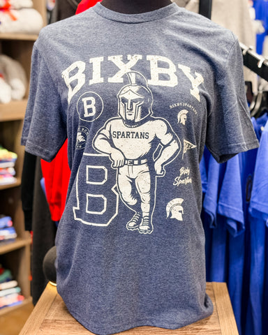 Vintage Spartan Football Player T-Shirt