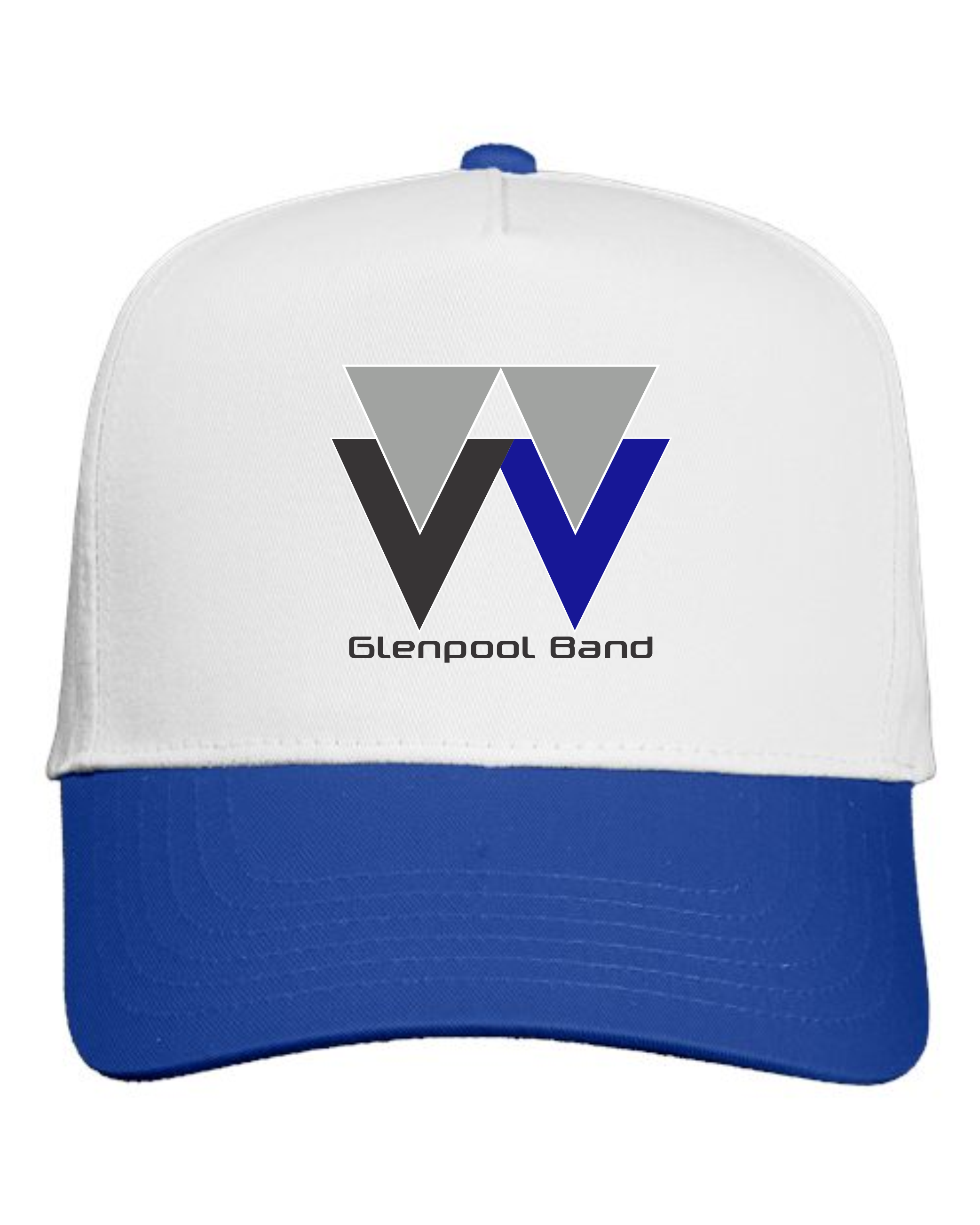 Glenpool Band Five-Panel Twill Caps