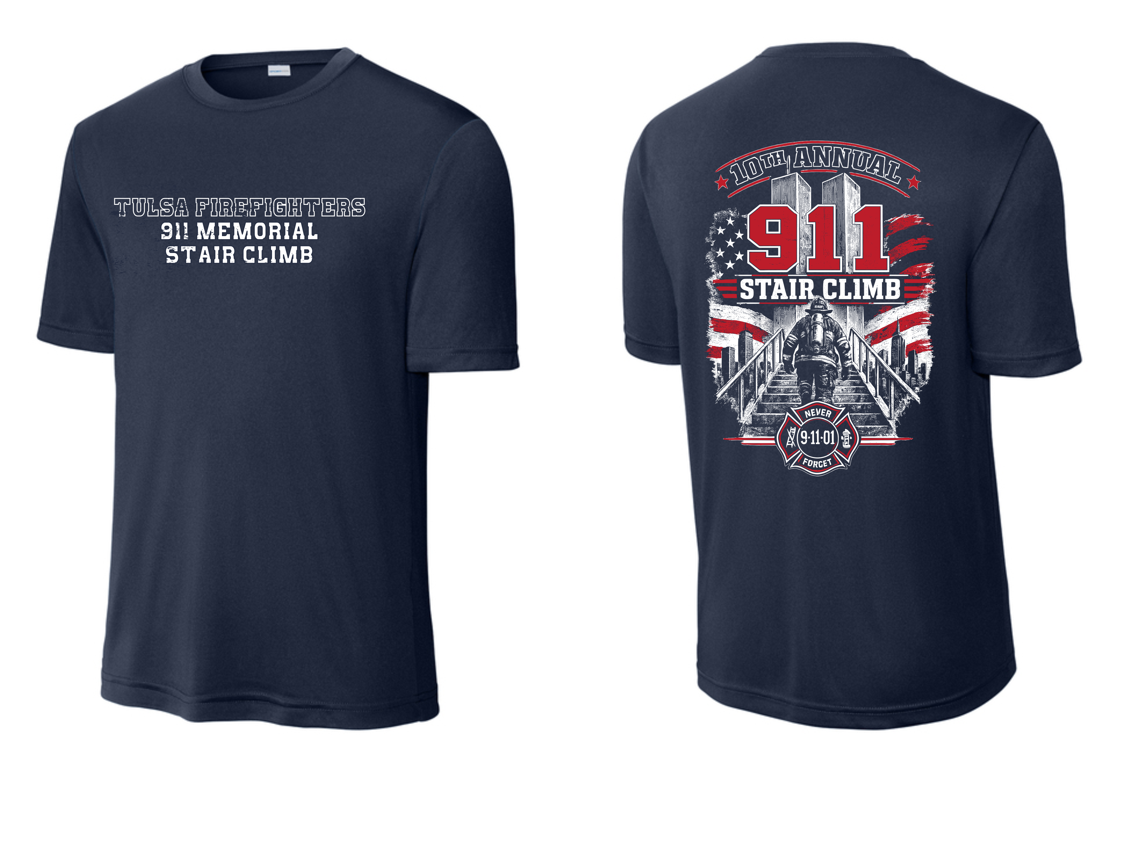 911 Stair Climb Dri Fit Shirts