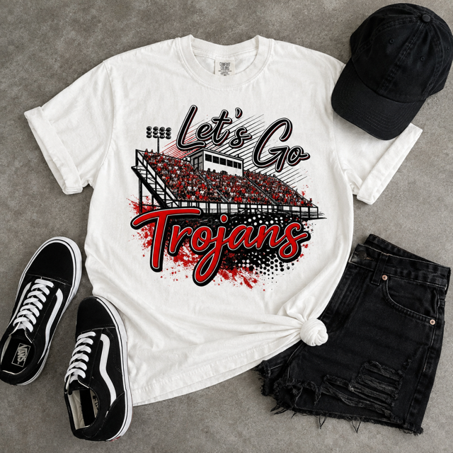 Let's Go Trojans (Kiefer) Stadium Tee