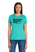 AHG Teal LADIES Cut Bella + Canvas Tee (Copy)