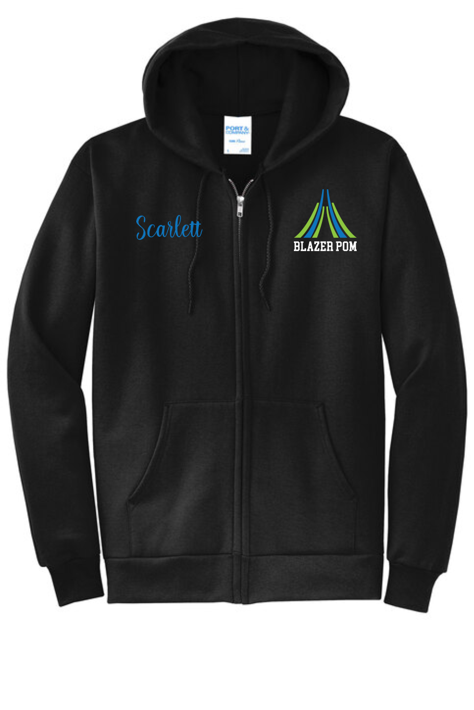 Blazers Adult Full Zip Team Hoodies