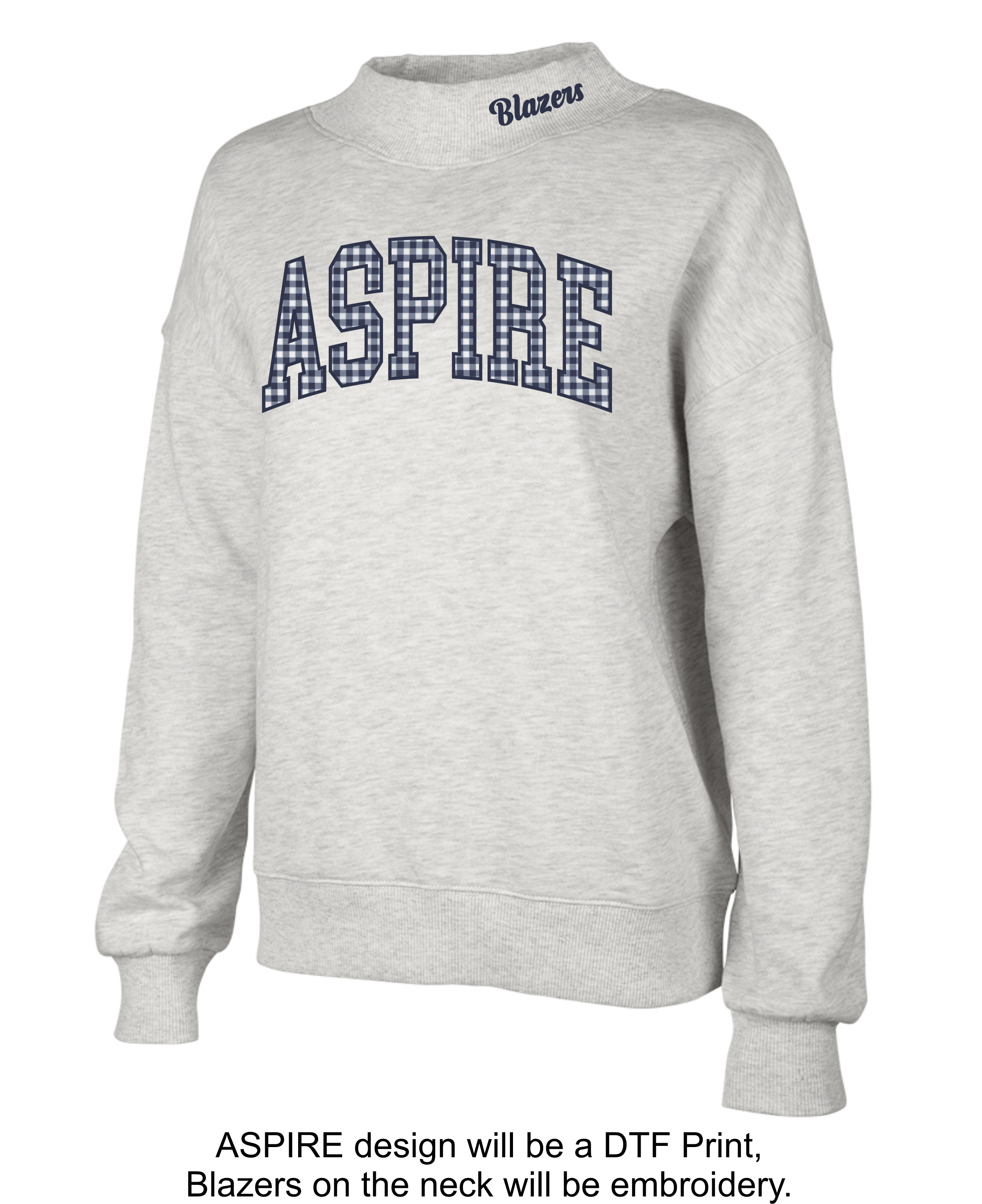ASPIRE Mock Neck Sweatshirt