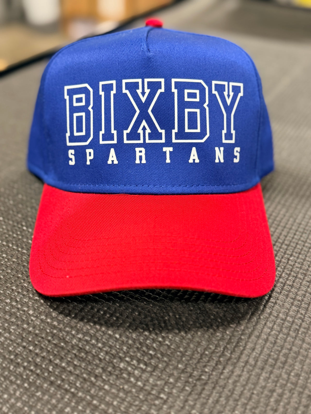 Bixby Outline Mid Profile Cap ROYAL/RED
