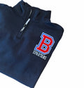 BIXBY B Spartan Appliqué Men's 1/4 Zip- BLACK