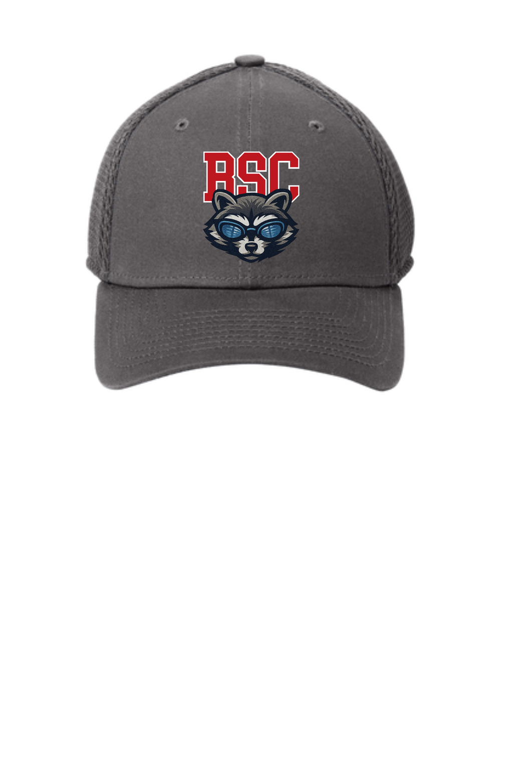 Bixby Swim Club Raccoon Fitted Hats