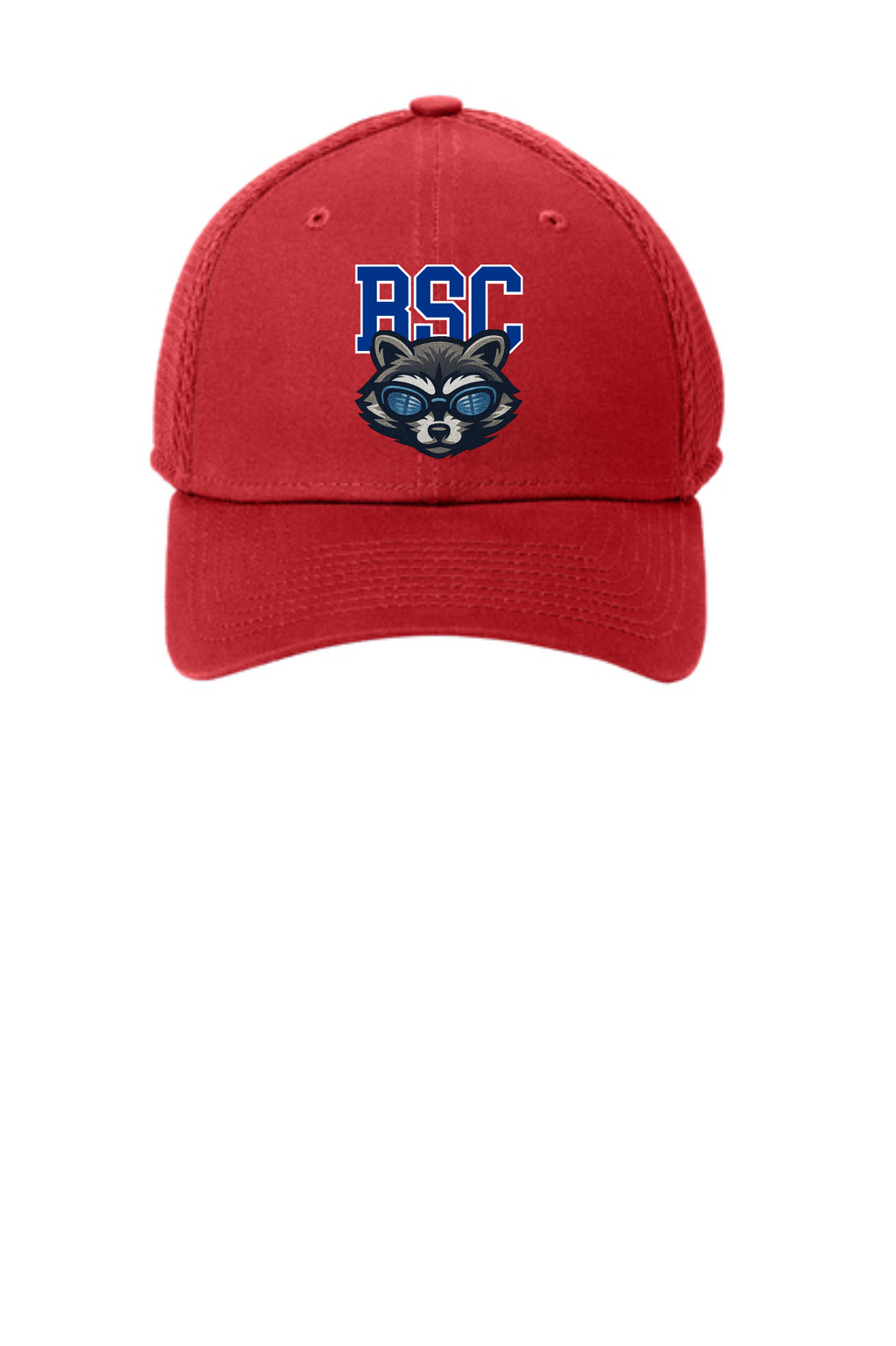 Bixby Swim Club Raccoon Fitted Hats