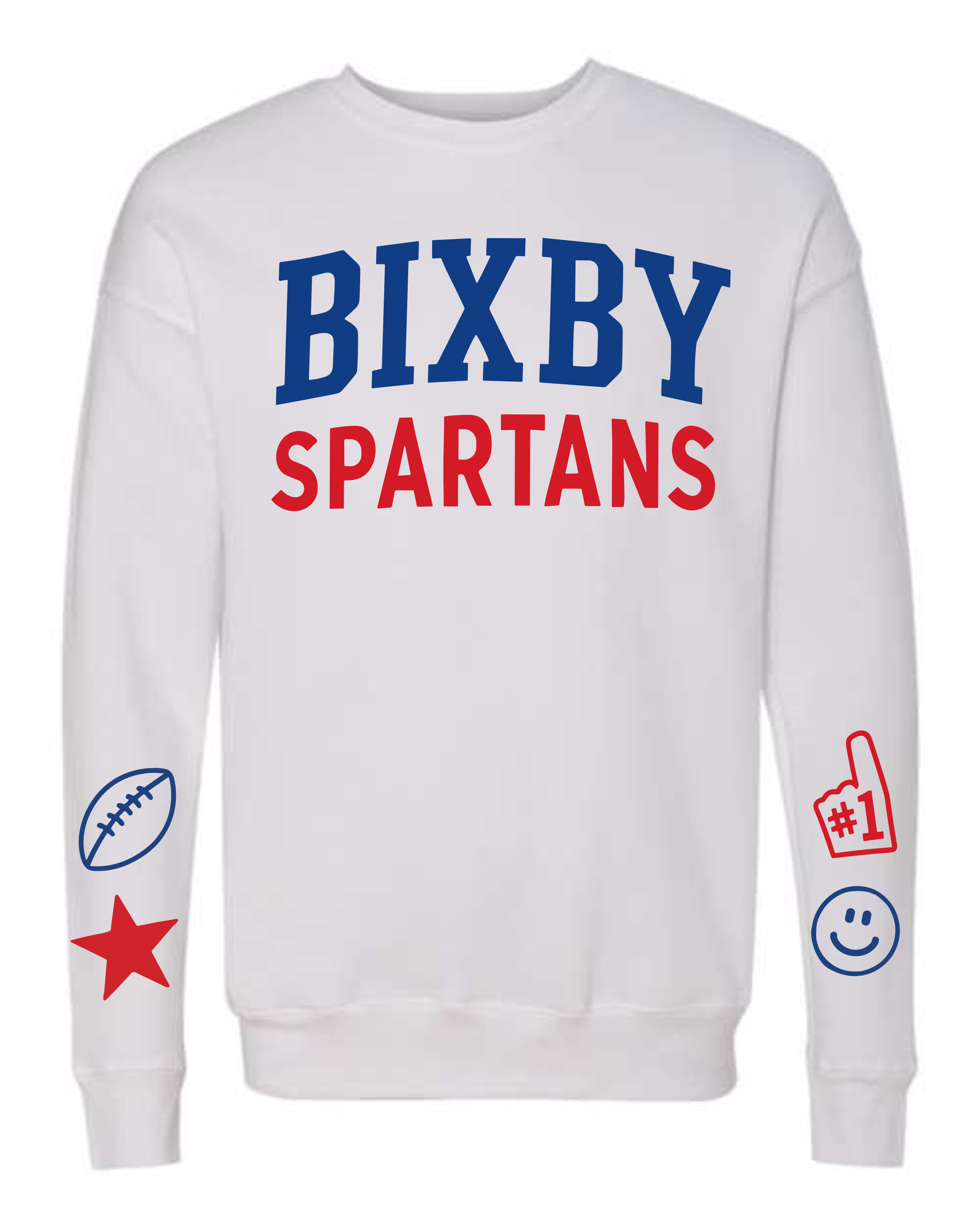 Bixby Football Sleeve Sweatshirts