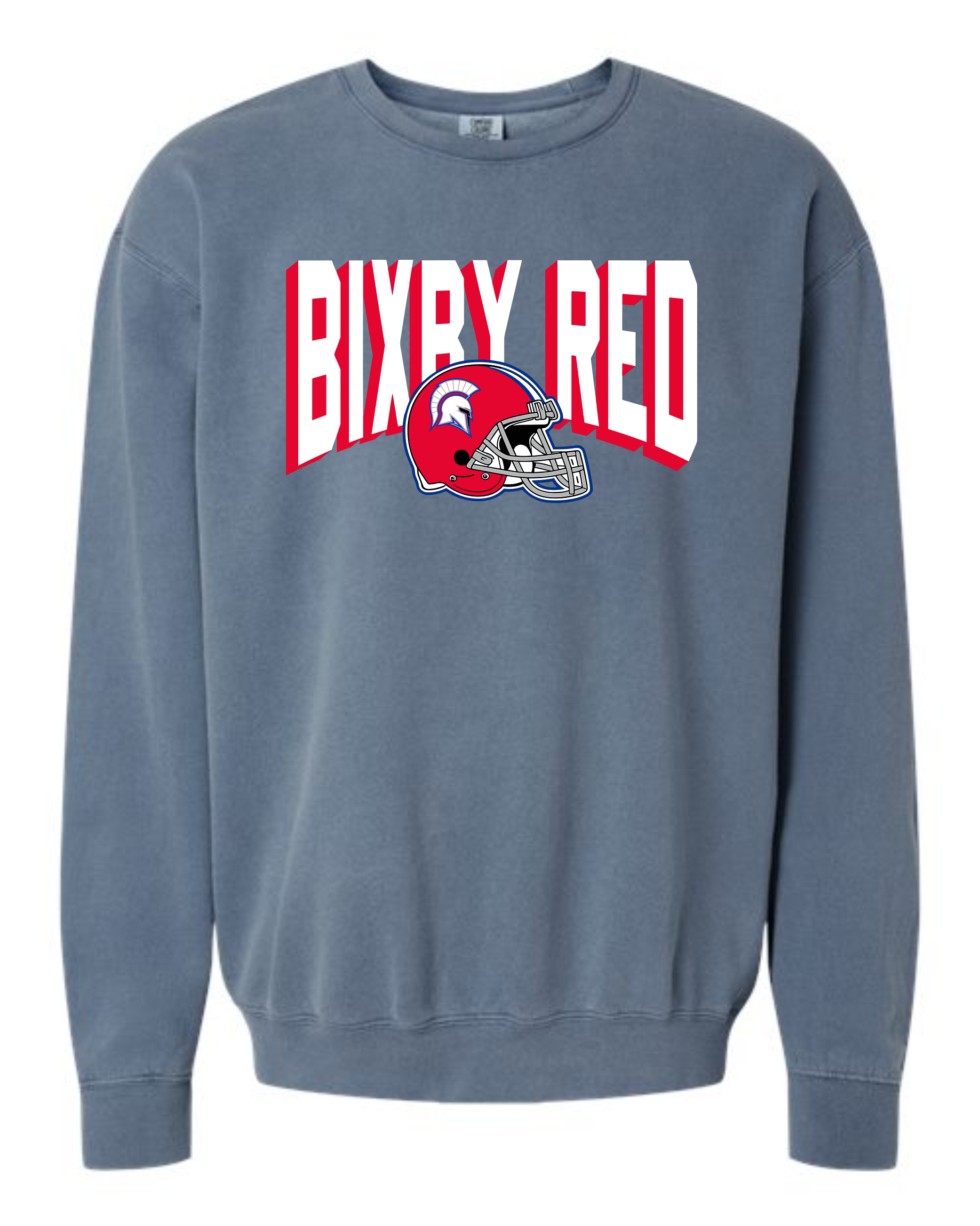 Bixby Red Helmet Sweatshirts BLUE