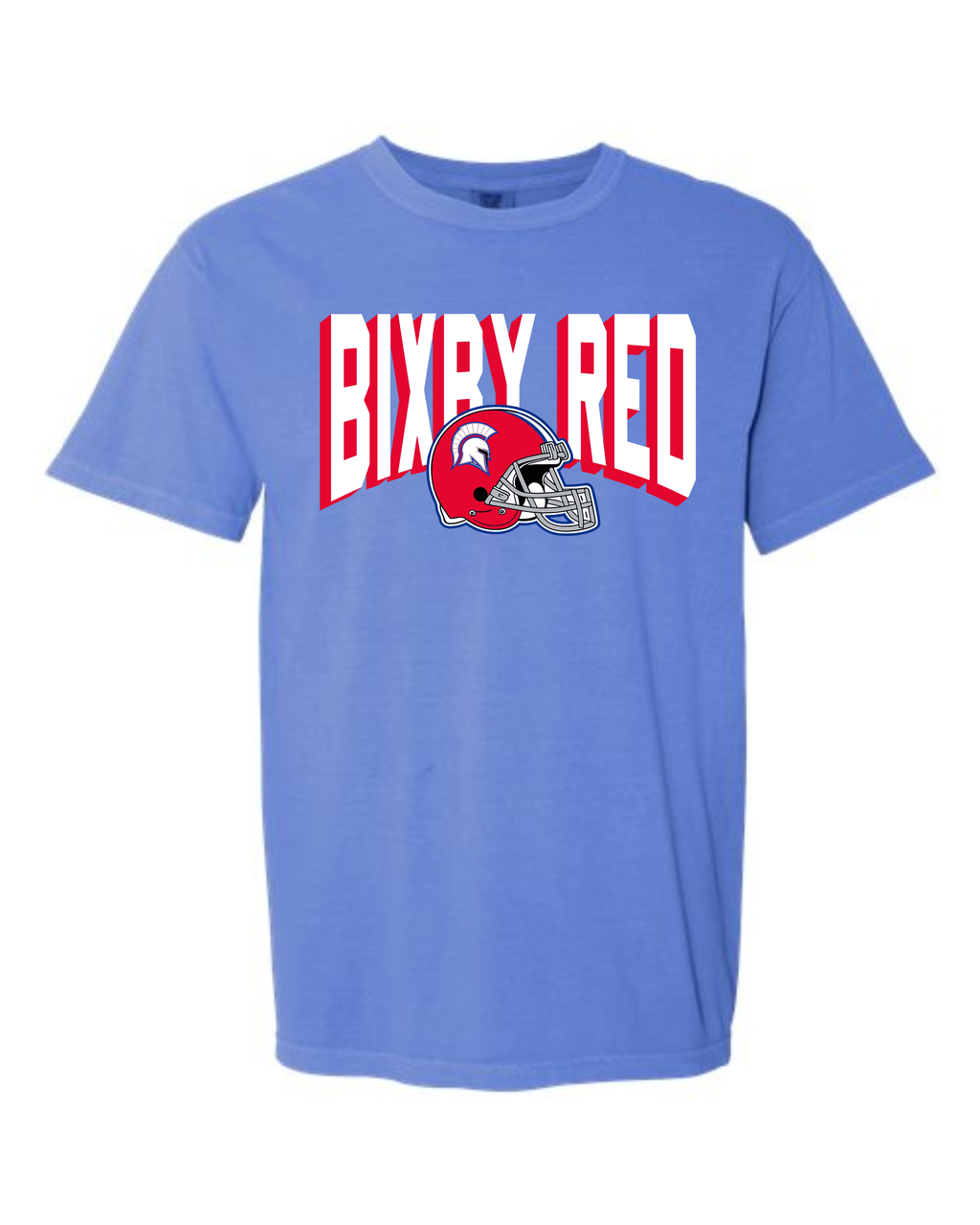Bixby Red Helmet T-Shirts BLUE