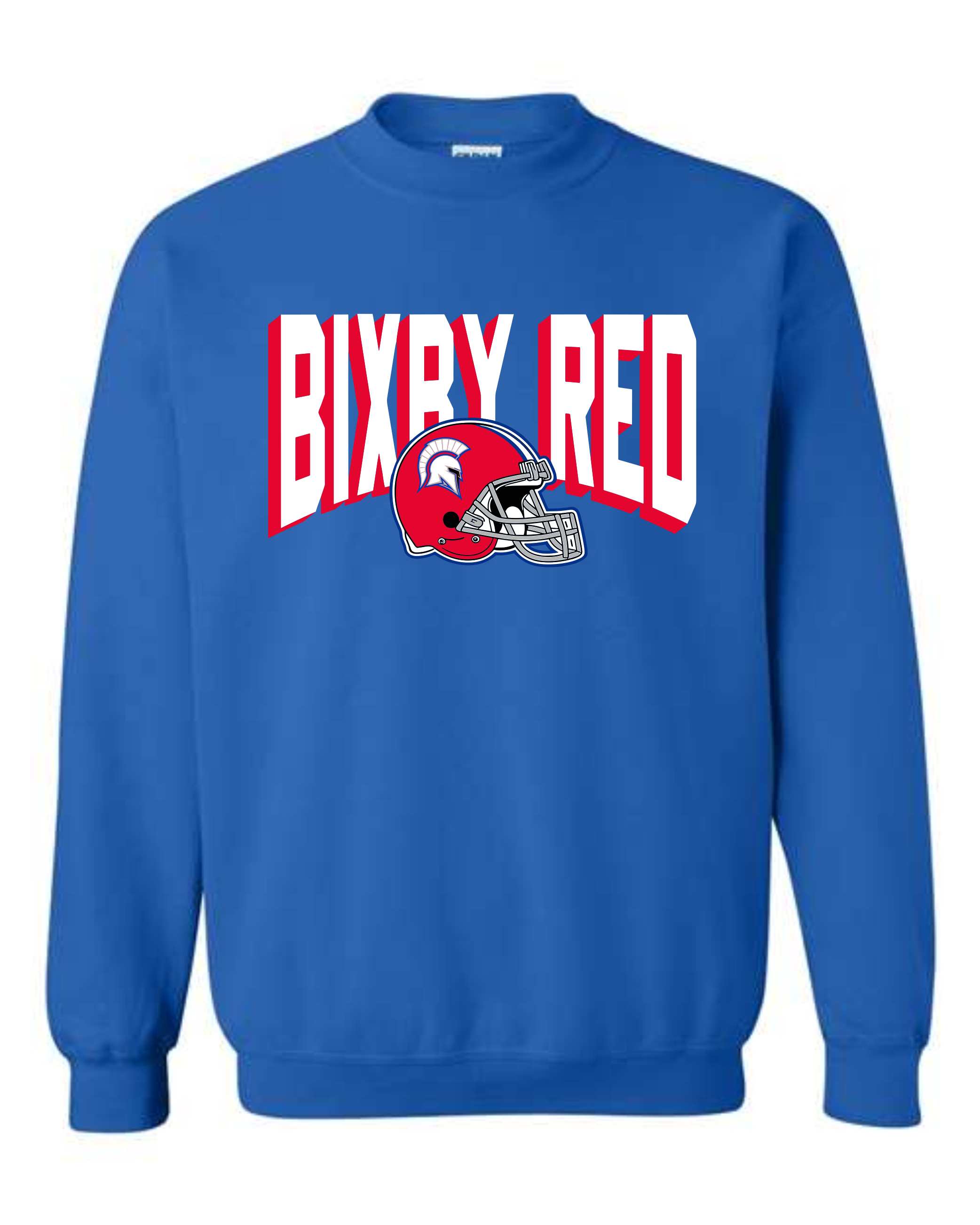 Bixby Red Helmet Sweatshirts BLUE