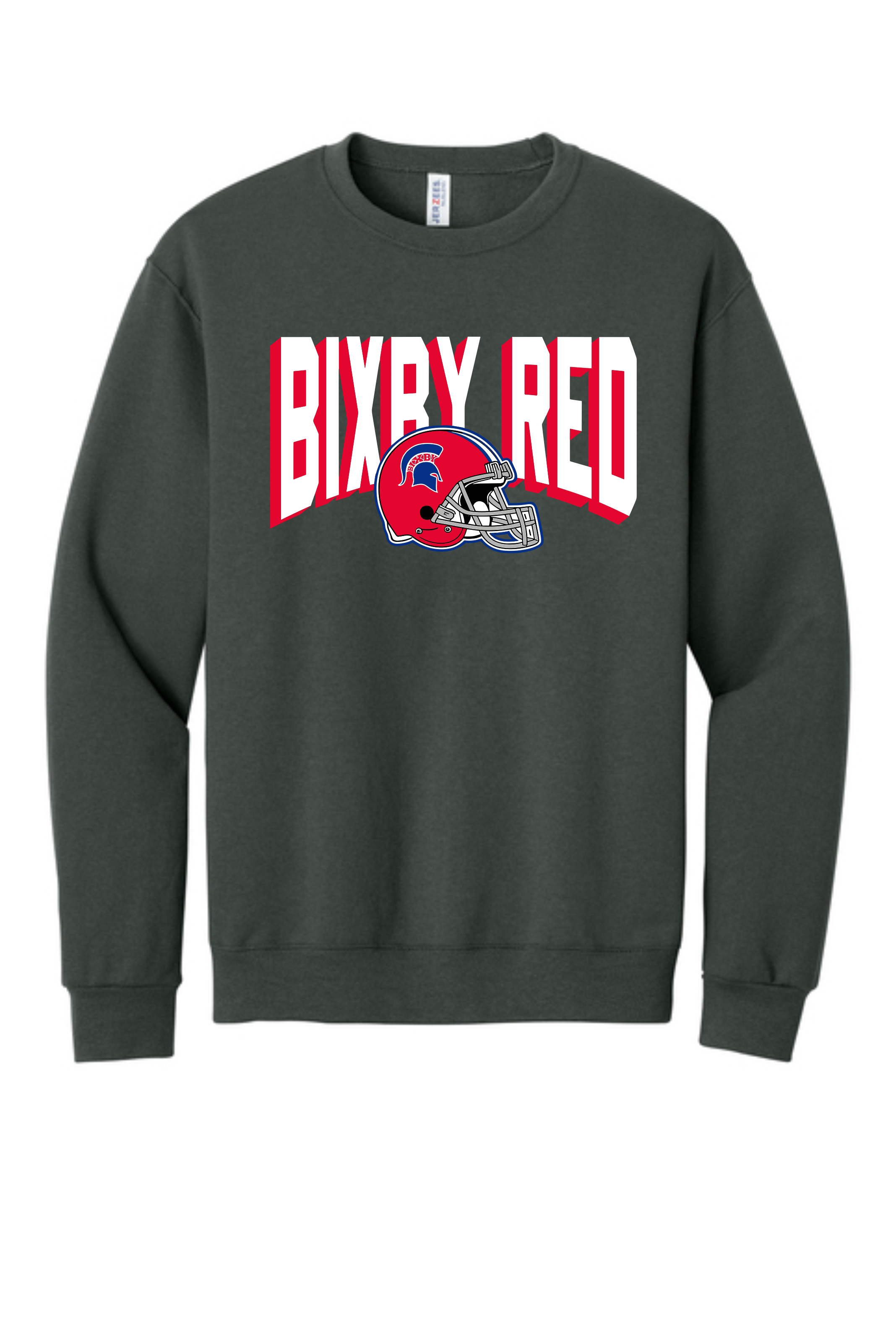 Bixby Red Helmet Sweatshirts GREY