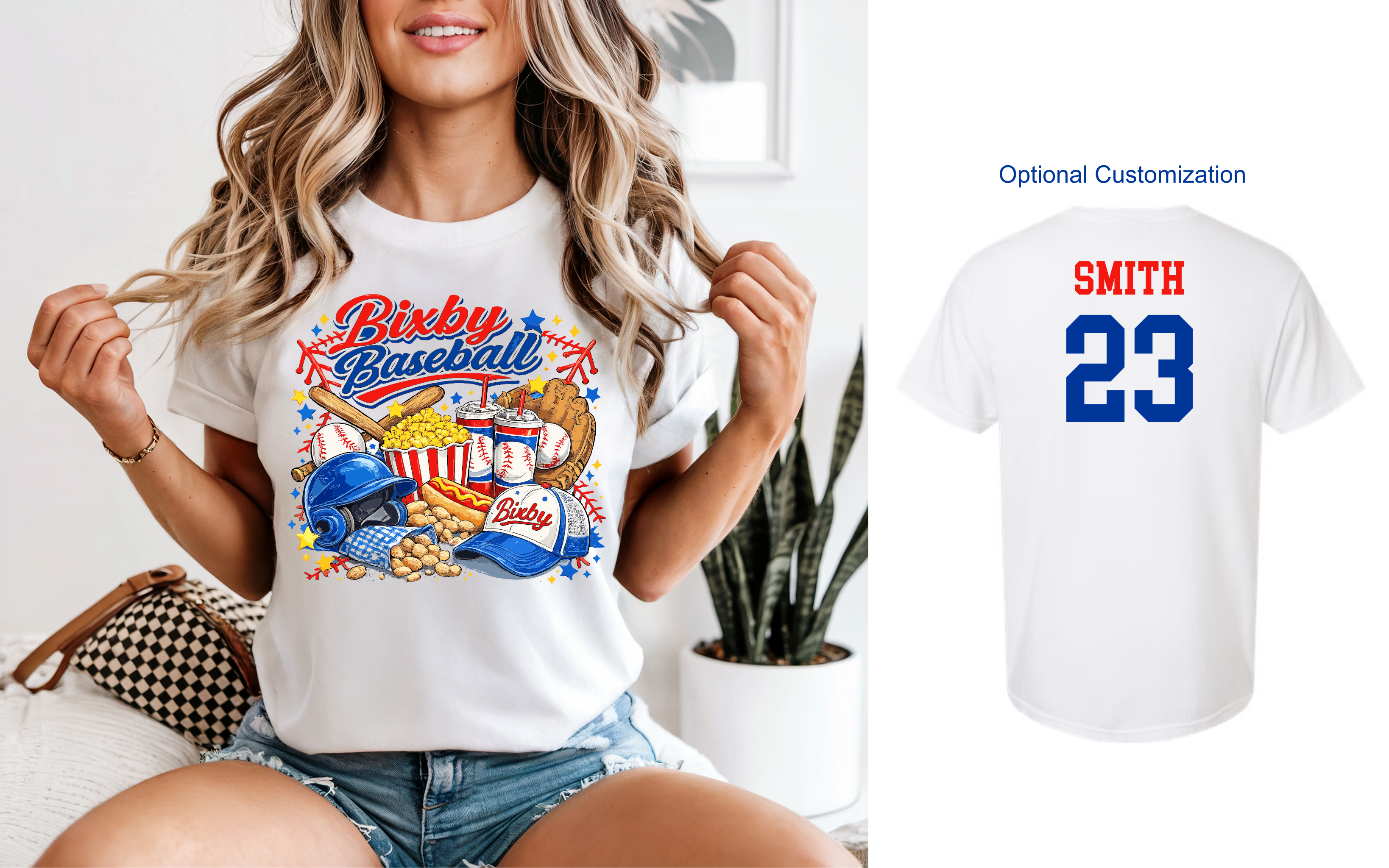 FLASH SALE Bixby Baseball Snacks Comfort Colors