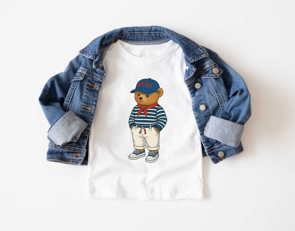 Bixby Bear: WHITE Shirts