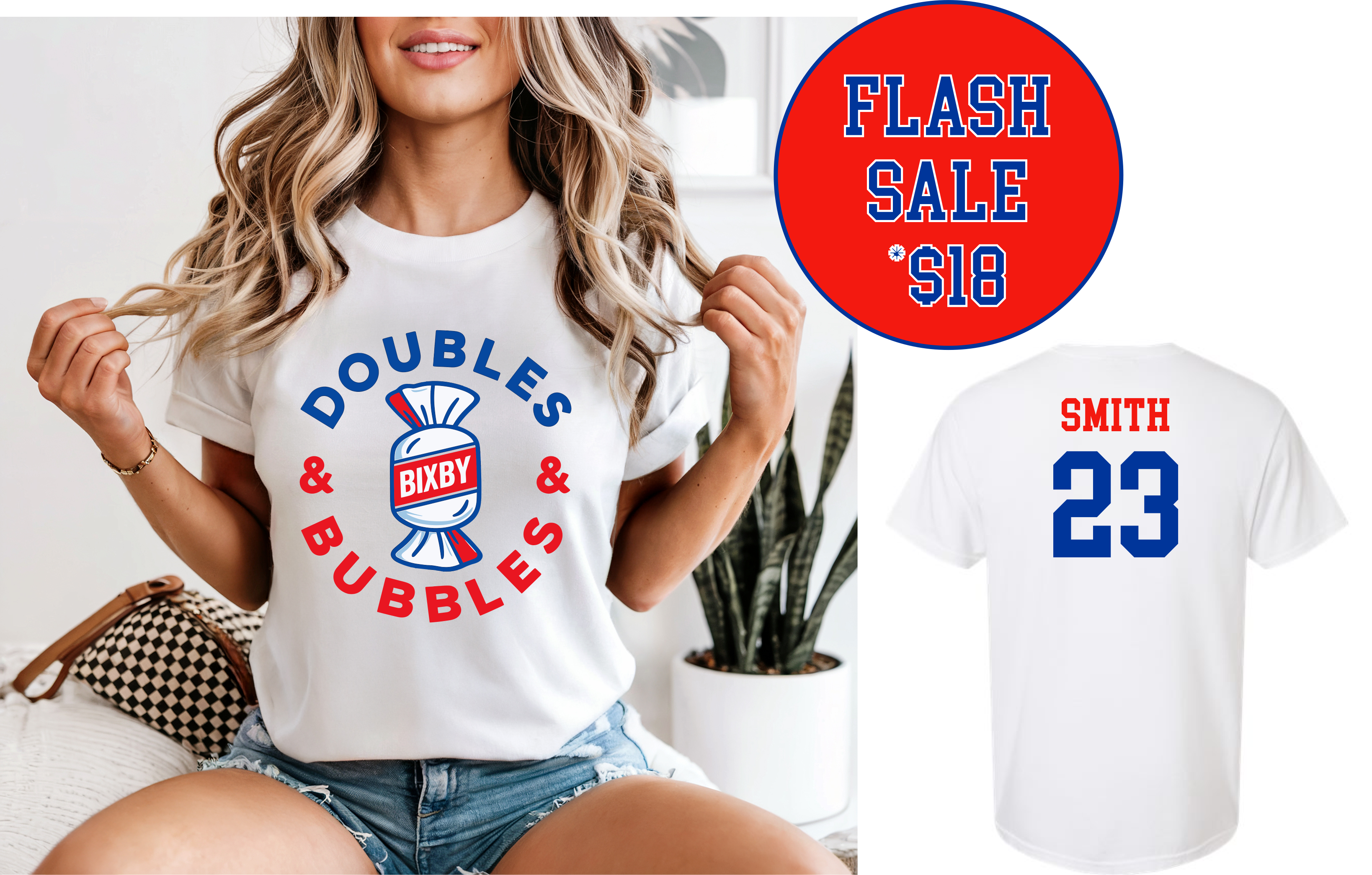 FLASH SALE Bixby Bubbles & Doubles Comfort Colors