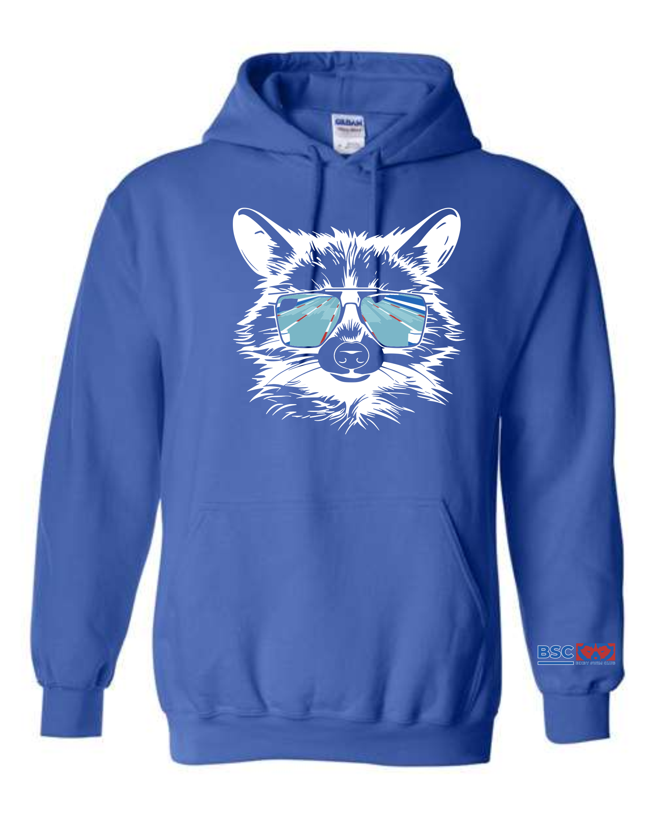 Bixby Swim 2024 Raccoon Sweatshirts BLUE