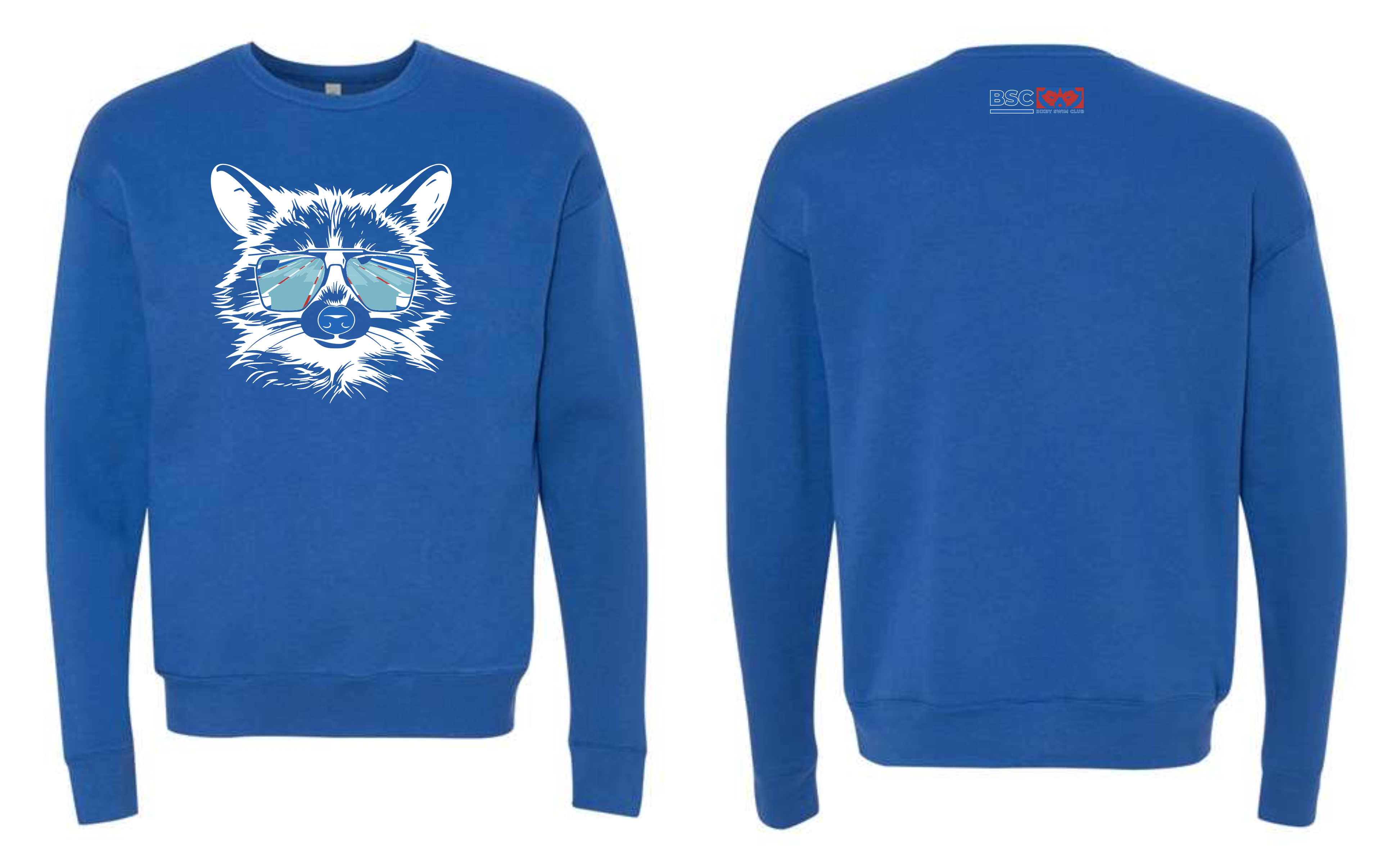 Bixby Swim 2024 Raccoon Sweatshirts BLUE