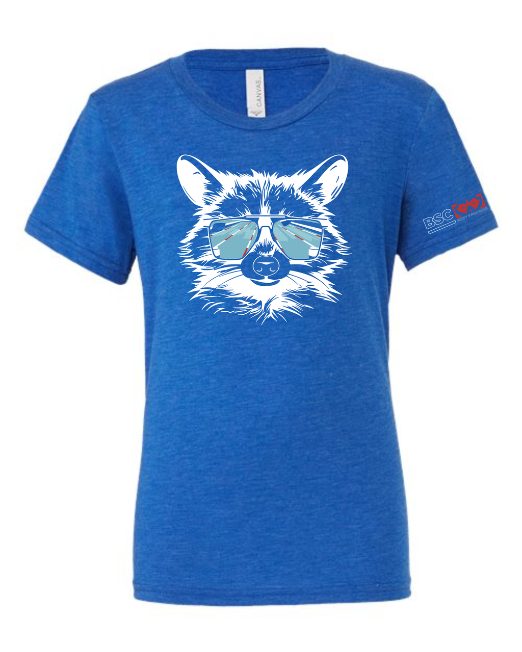 Bixby Swim 2024 Raccoon T-Shirts BLUE