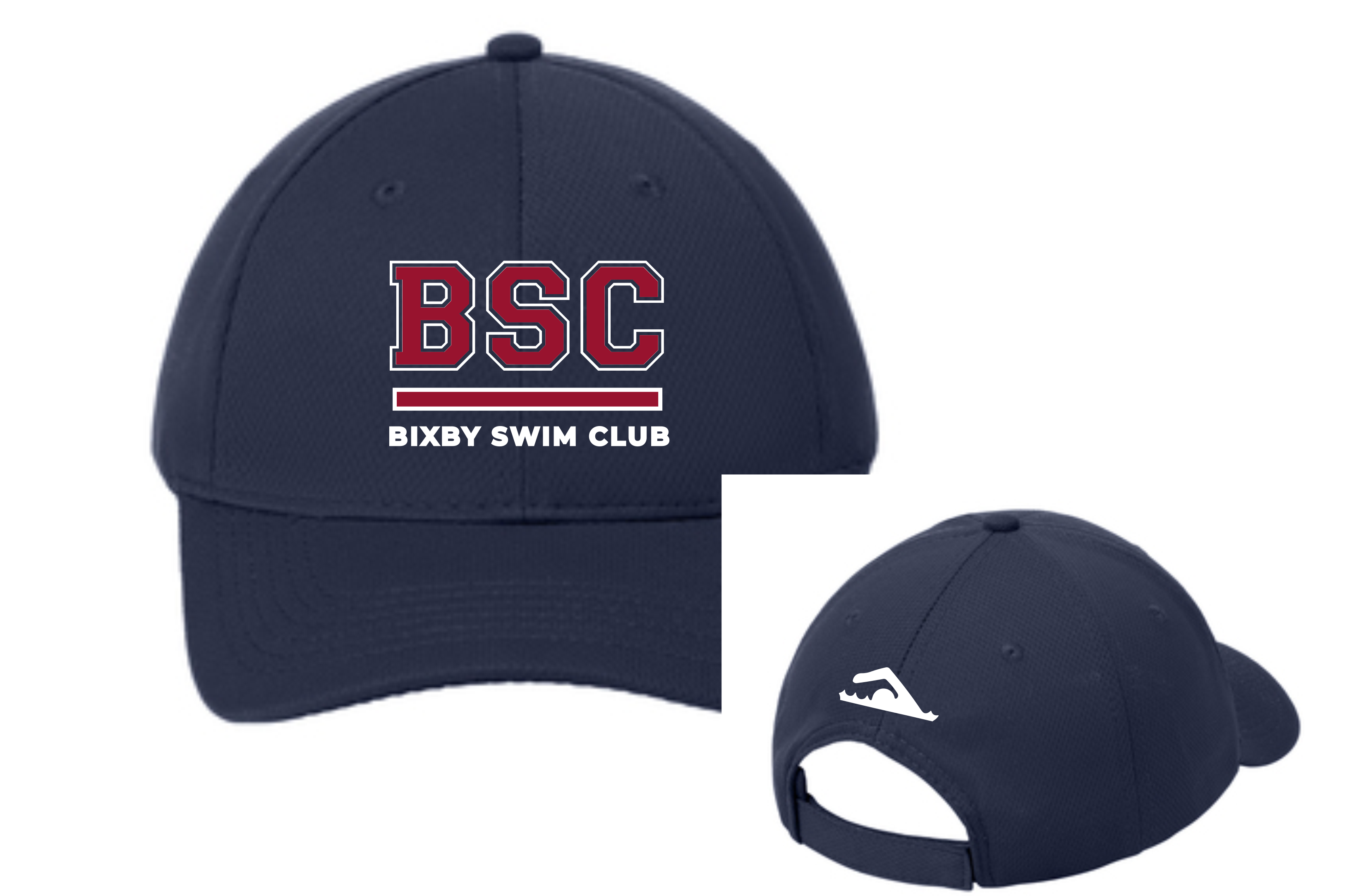 Bixby Swim Club Adjustable Hats