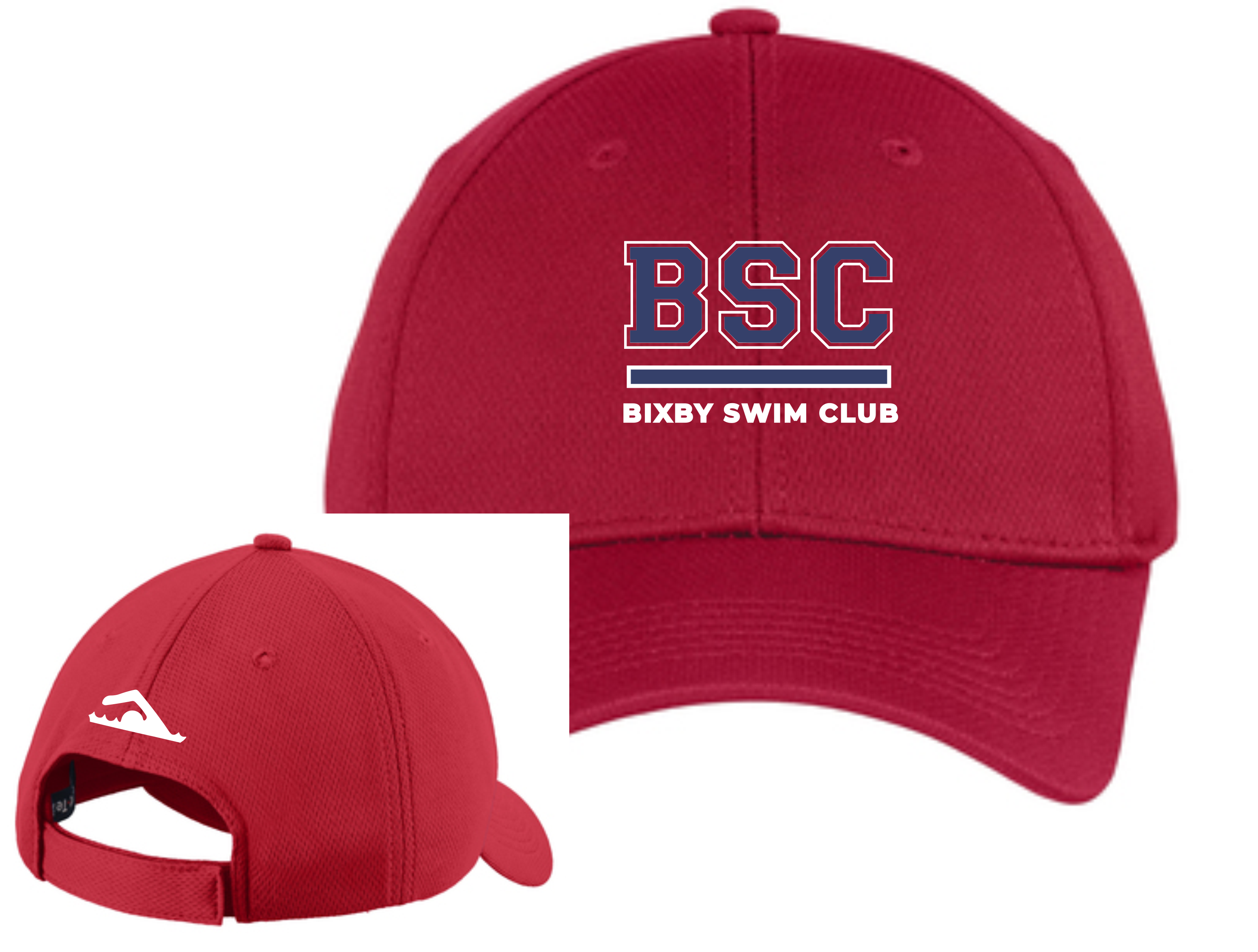 Bixby Swim Club Adjustable Hats