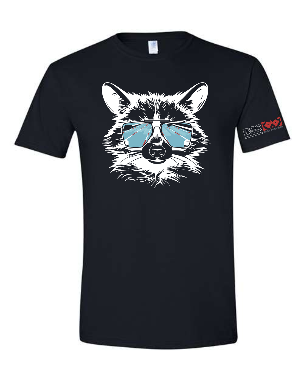 Bixby Swim 2024 Raccoon T-Shirts BLACK