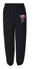 Flourish Black Bow Joggers