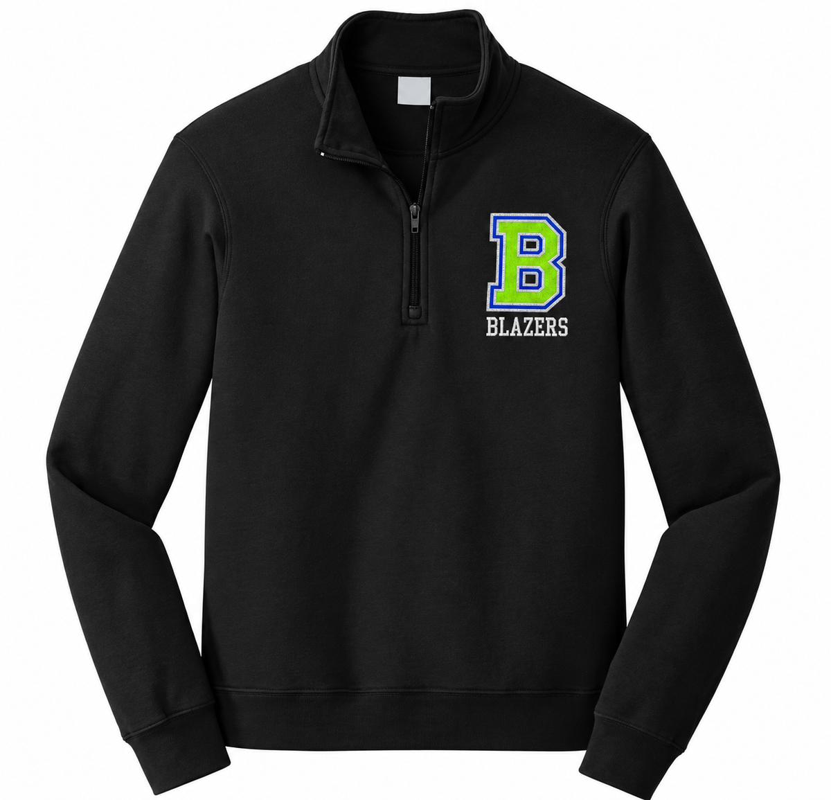 Blazers B Applique Embroidered 1/4 Zip