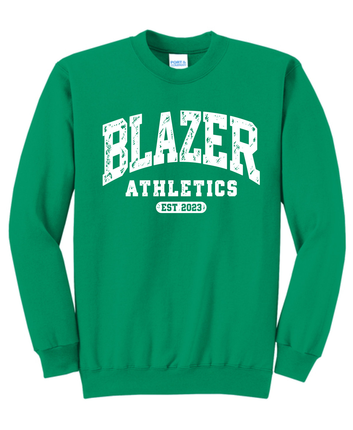 Blazers Athletics Basic Crew GREEN