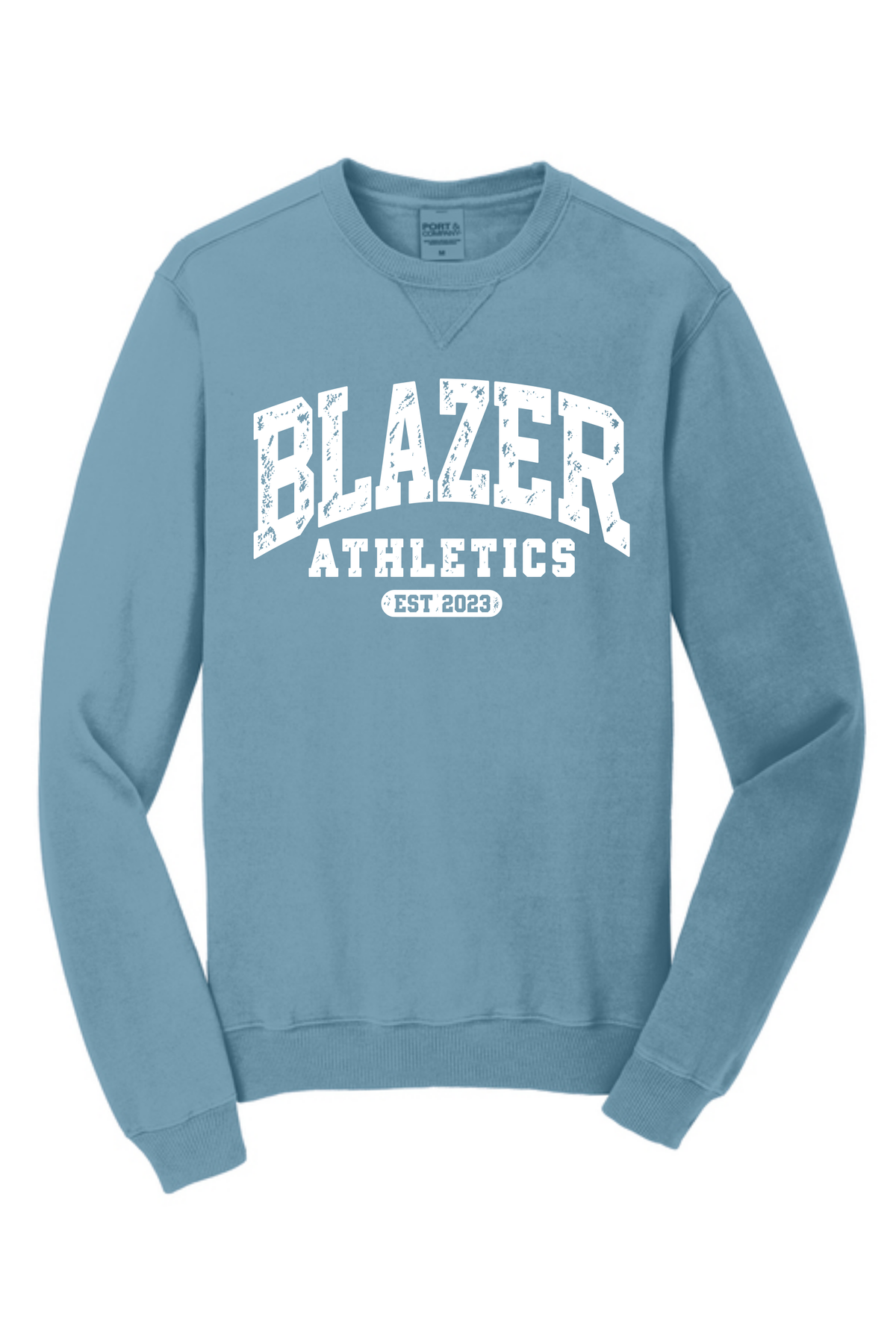 Blazers Athletics Washed Crew BLUE