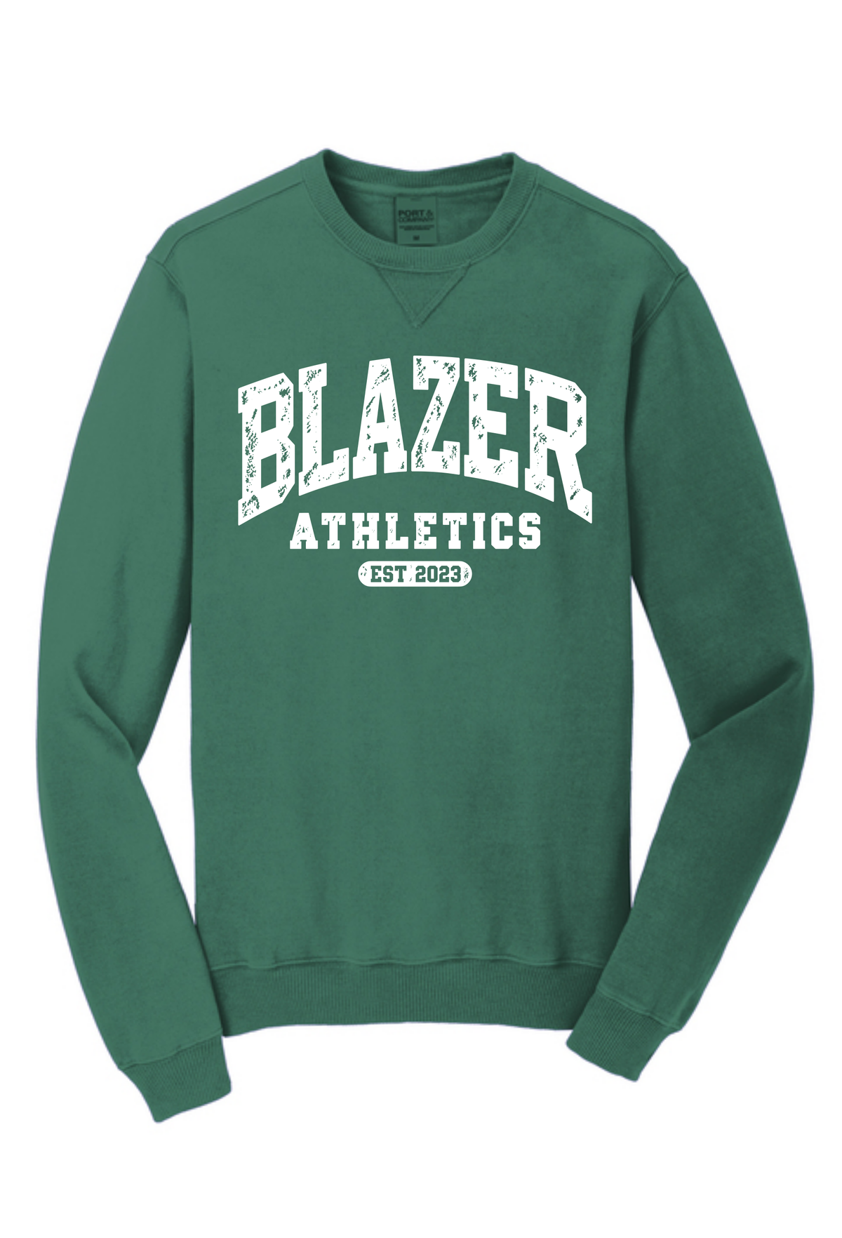 Blazers Athletics Washed Crew GREEN