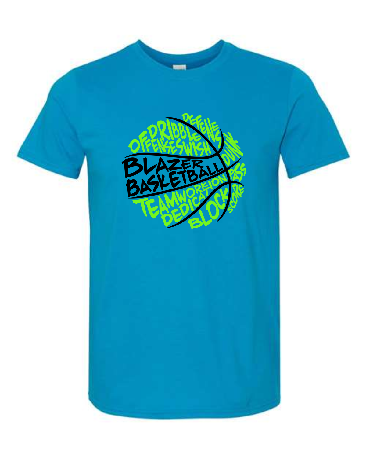 Blazers Basketball Print Shirts