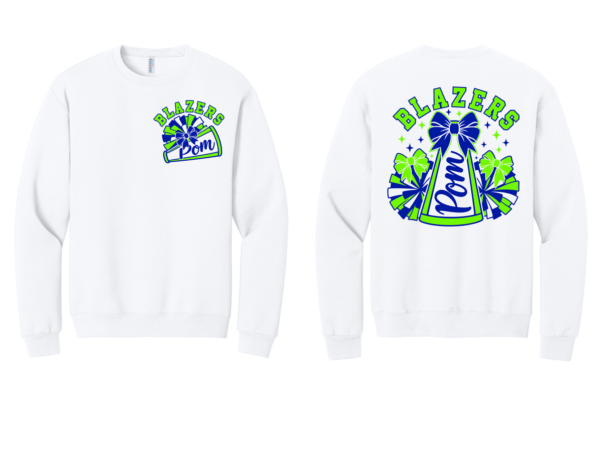 Blazers Pom White Shirts