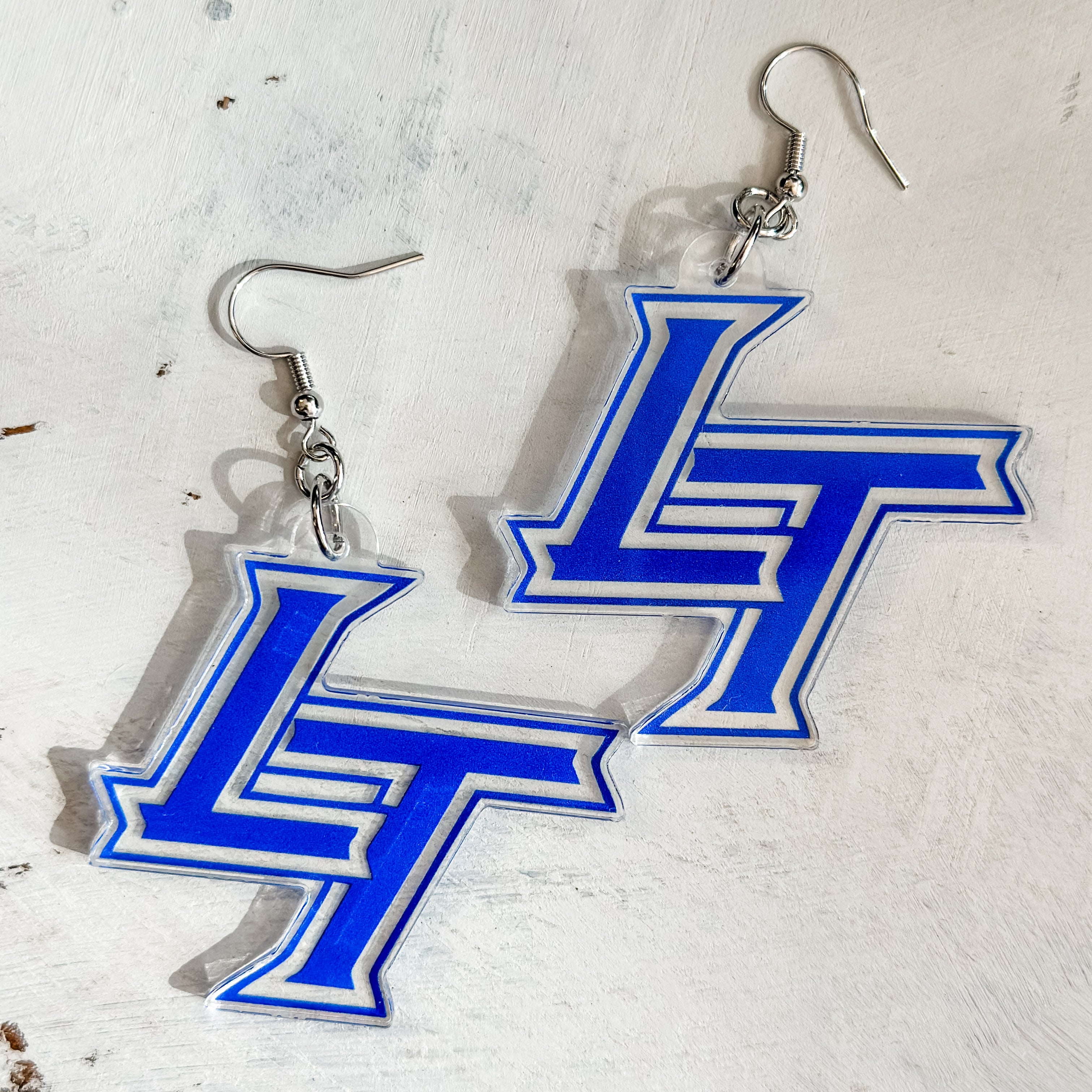 Acrylic Liberty Tiger Earrings