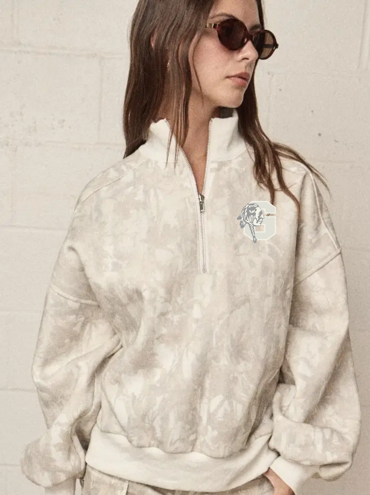Glenpool Lt Camo Qtr Zip PREORDER